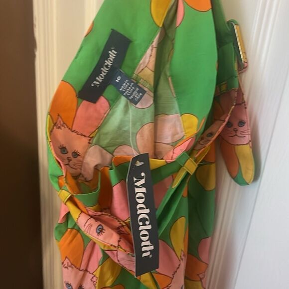 🌼 NWT Modcloth x Marisol Muro ProperlyPreened A-Line Skirt Size 10 - Picture 9 of 12
